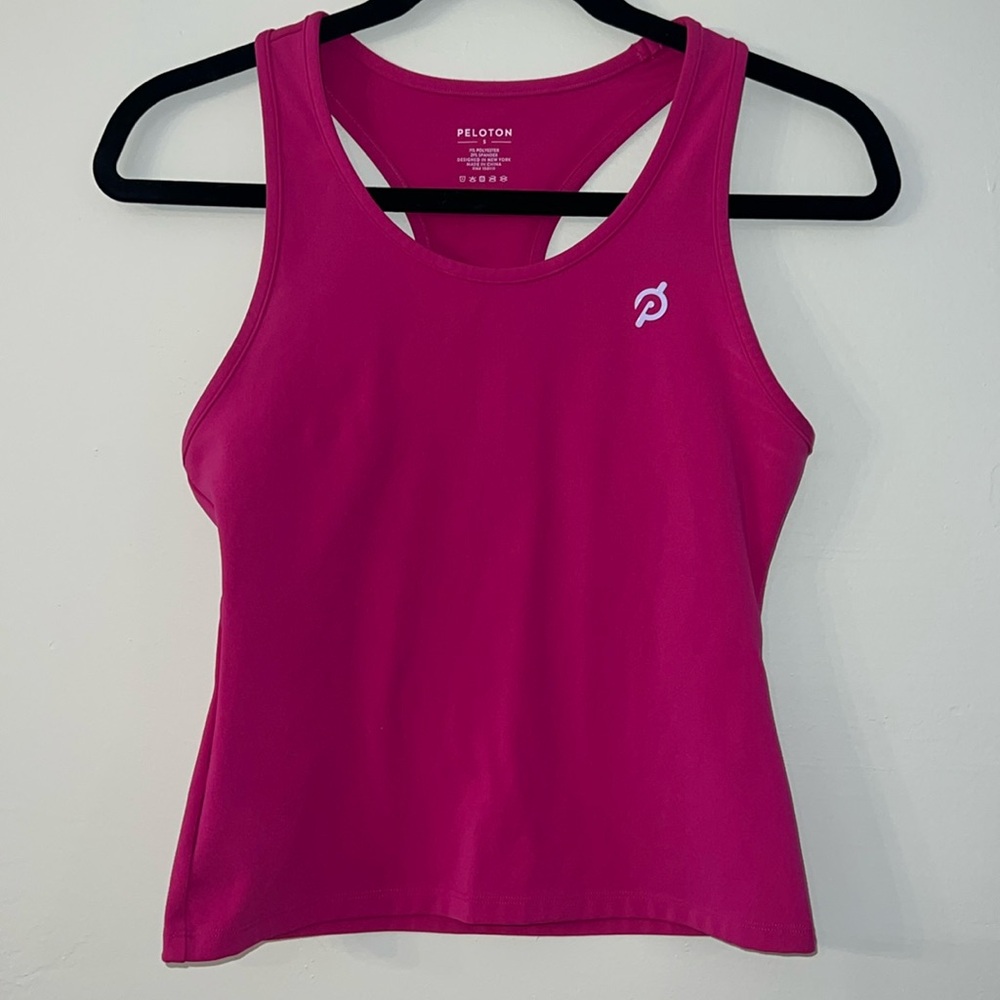 Peloton Racerback Pink Tank Size Small